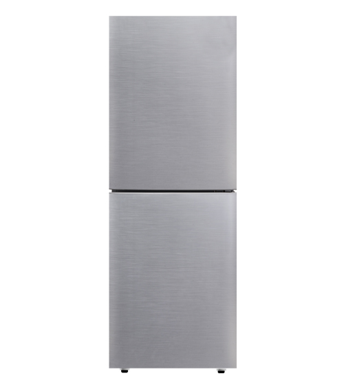灰色长型冰箱
